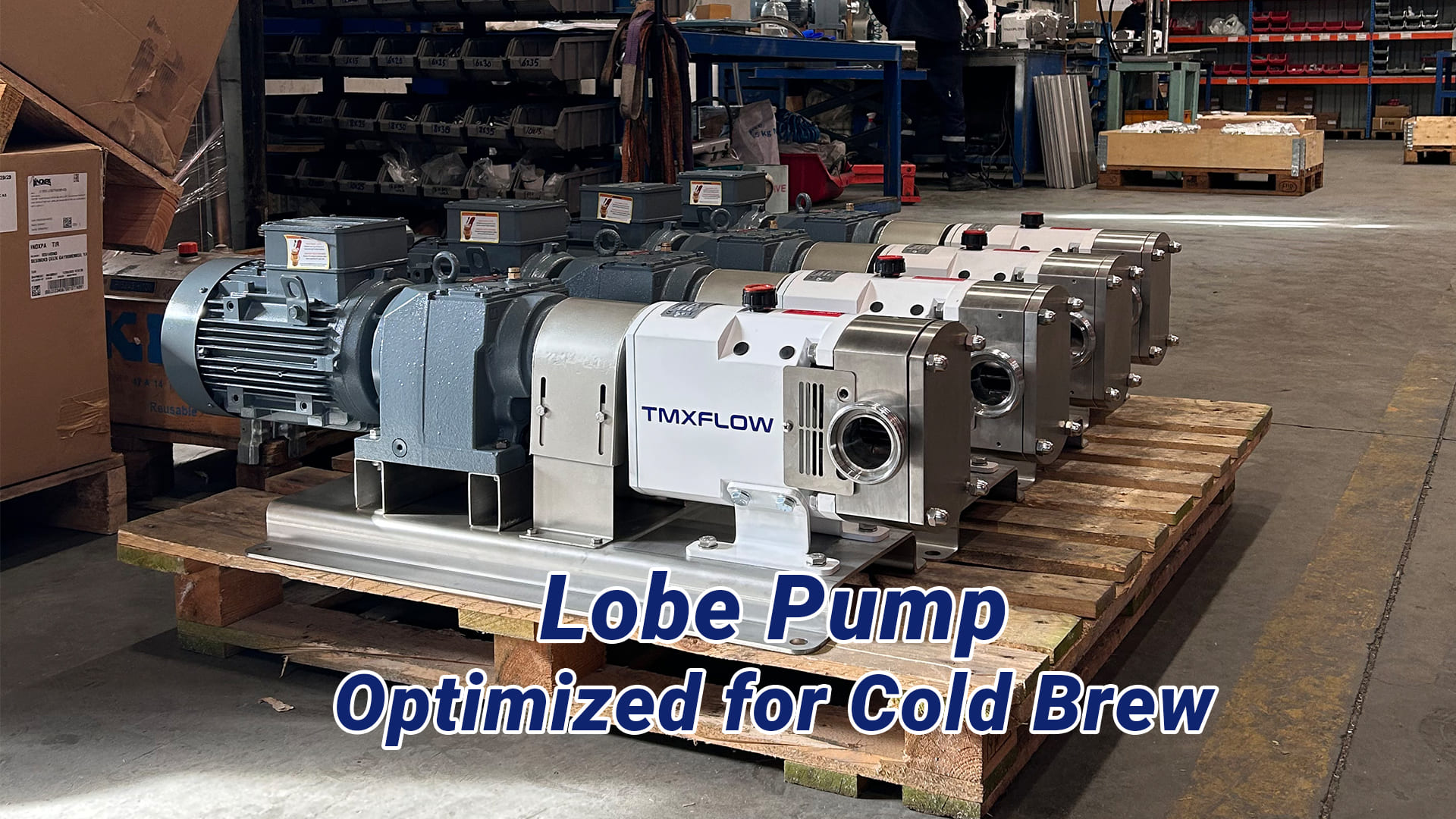 Lobe Pump Optimized for Cold Brew