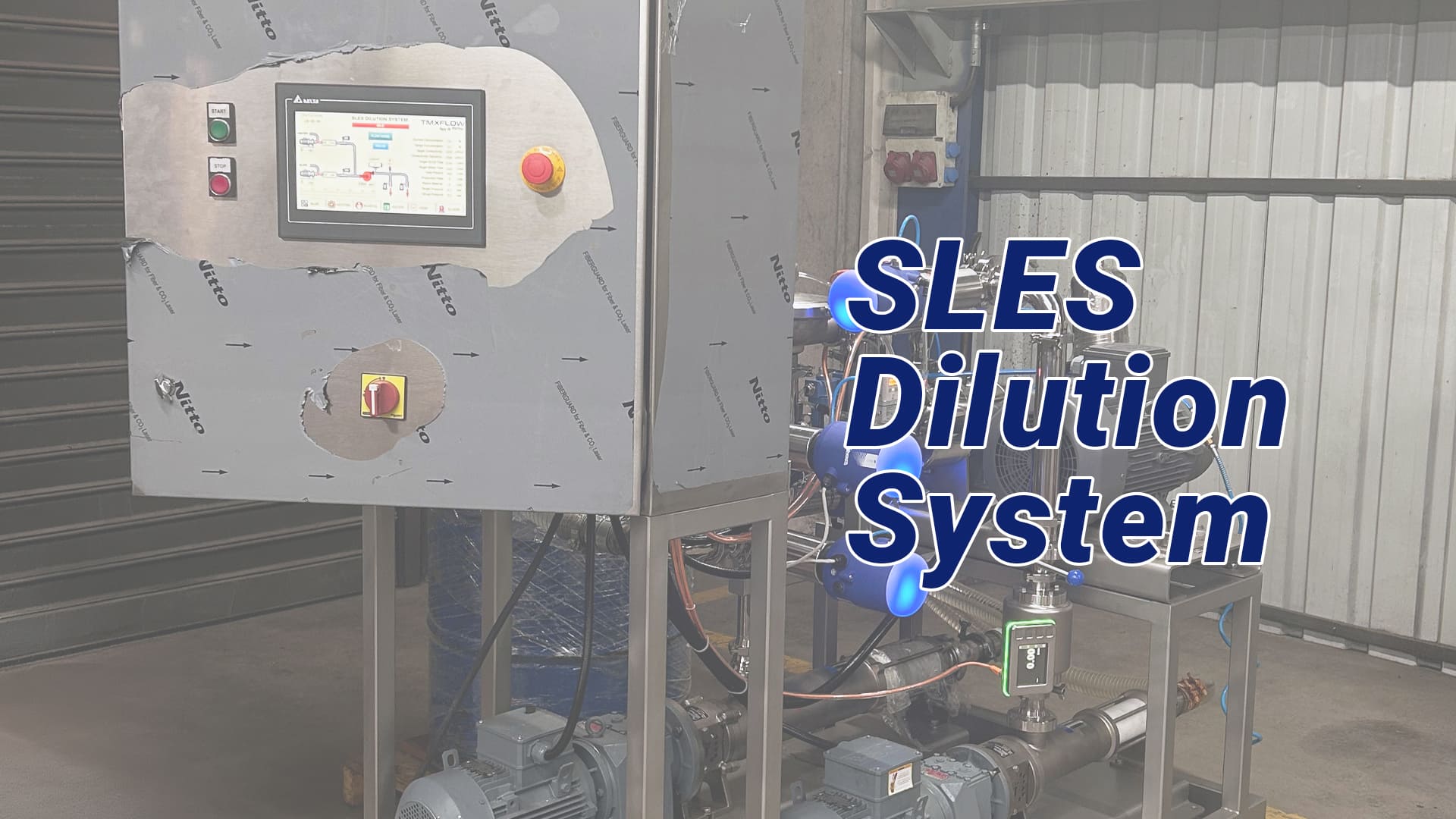 SLES Dilution System Test | Automated Chemical Dilution & Industrial Mixing Process