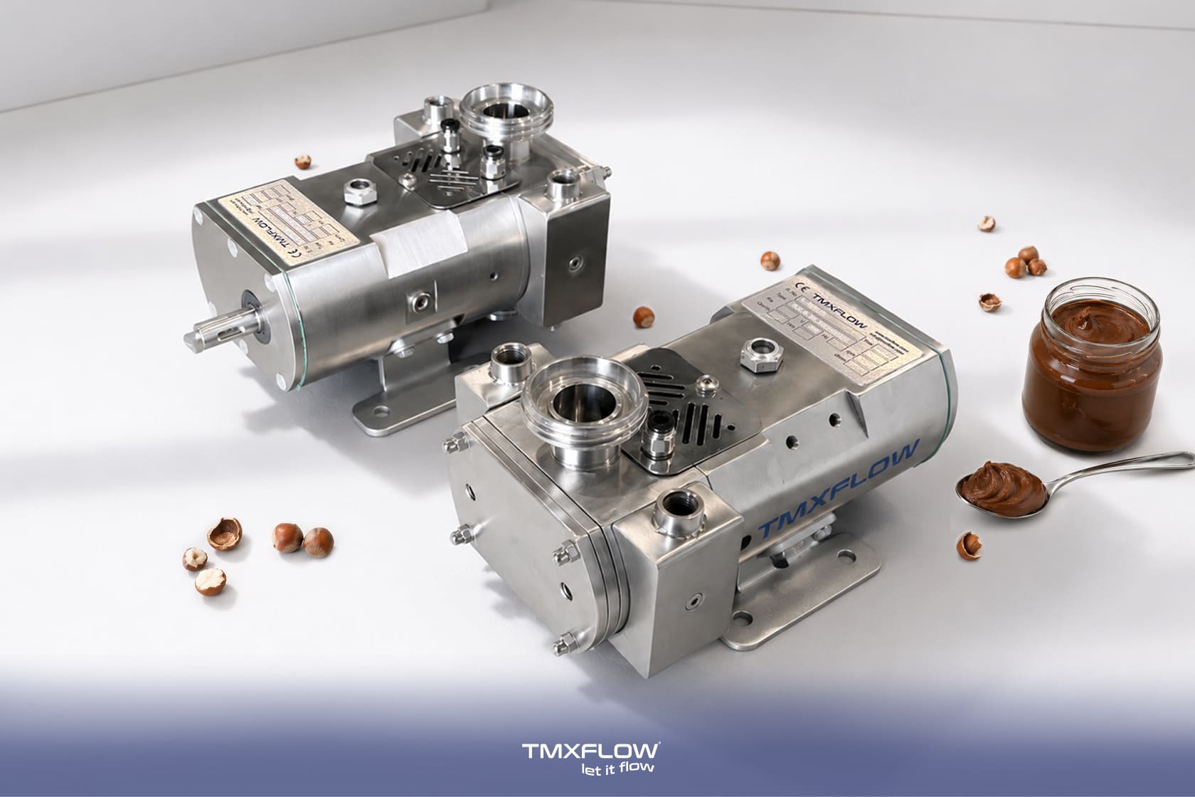Hygienic Lobe Pumps for Hazelnut Spread Transfer